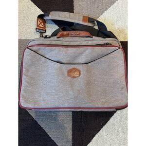 Moose Designs Convertible Workstation Laptop Bag -‎ Gray w/Built-in Desktop